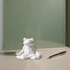 Yoga Frog Sculpture, 3D Printed Meditating Frog Figurine, Faceted Frog Sit in Meditation Statue for Desk Shelf Room Zen Decoration