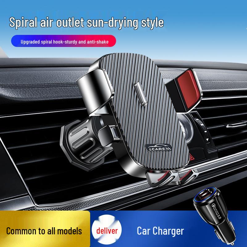 2026 Universal Car Air Vent Phone Mount, Extended Version with Hook for Navigation Support