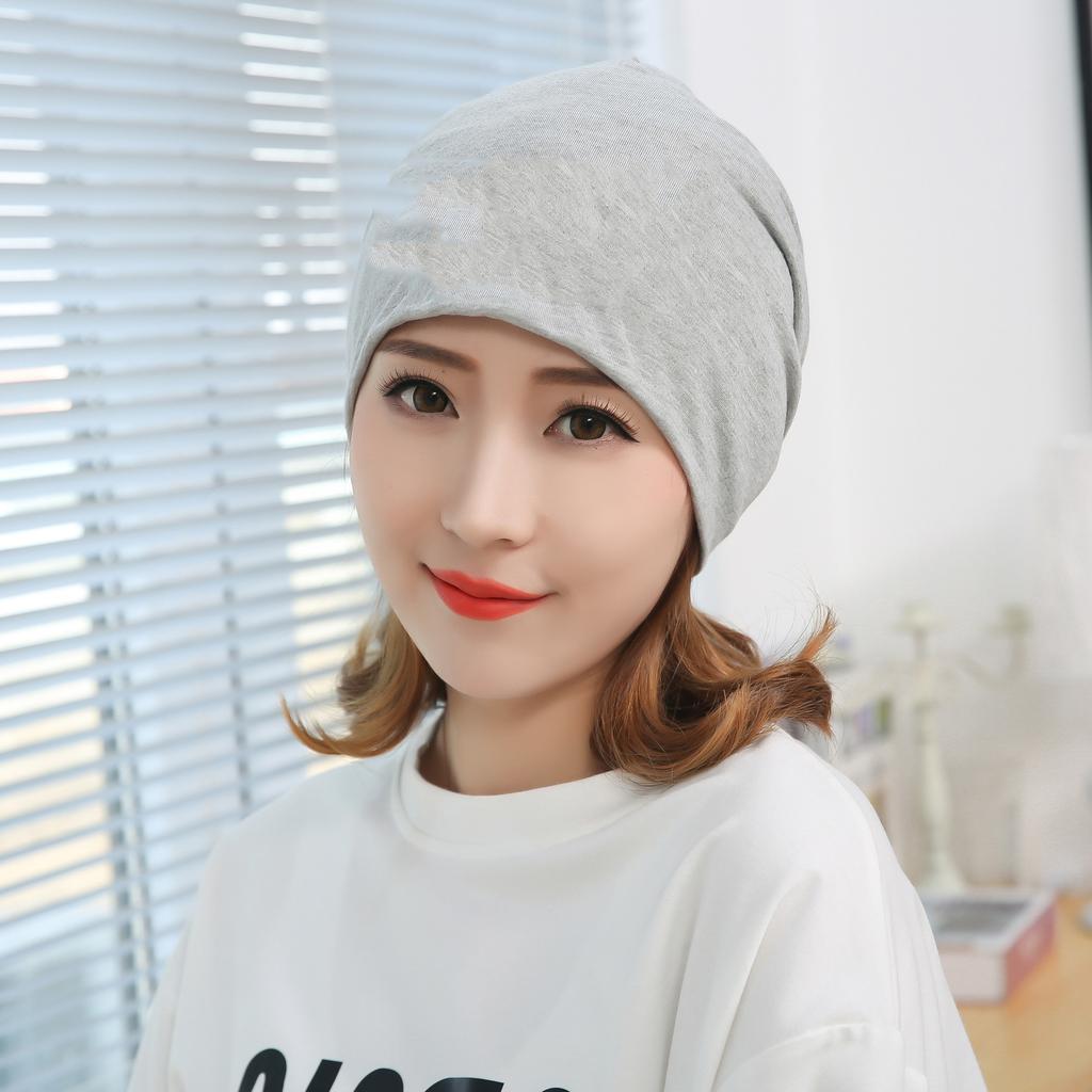 Cold hat men's new baotou hat solid color stacking hat popular double-layer pullover hat thin confinement hat headgear hat
