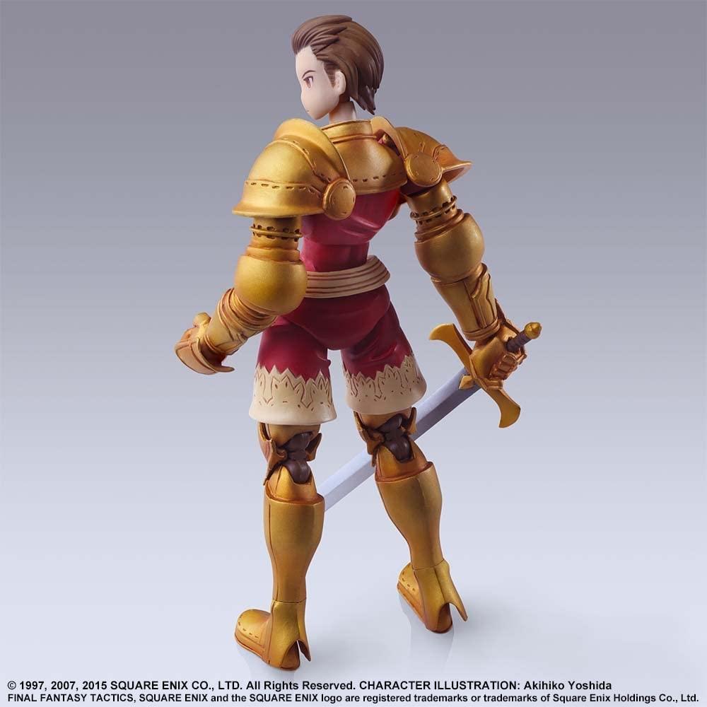 Final Fantasy Tactics Bring Arts Delita Hyrule figura móvel pintada em PVC