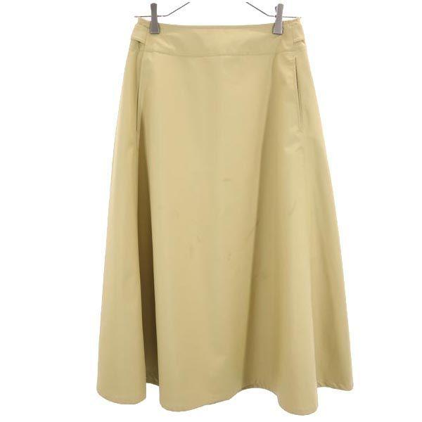 Ron Herman Long skirt Beige Back zip Women Used