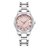 Nibosi 2695 Neue Lässige Wasserdichte Leuchtende Quarz-Damenuhr Keramikarmband Damen Freizeit Uhr mit Diamantdesign Femme Uhr