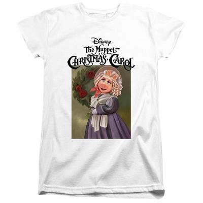 The Muppets Christmas Carol Womens/Ladies Miss Piggy Ringspun Cotton Fitted T-Shirt