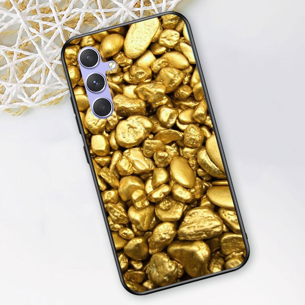 Fine Gold Pattern Printing Case for Samsung Galaxy A51 A53 A54 A31 A52 A12 A13 A21s A22 A32 A11 A22 A33 A41 A52s TPU Phone Cover