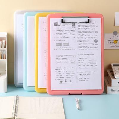 A4 File Storage Clipboard Large Box with Capacity Portable Multifunctional Examination Paper Document File