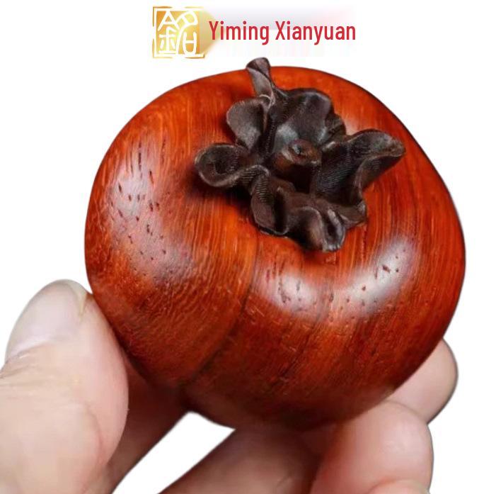 

Karin Wood Ruyi Persimmon Wenge Tea Table Ornament - DIY Living Room Gift