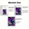 DeltaRune Cartoon 2D Flat Pattern Flannel Blanket High quality All Seasons Warmth and Comfort Perfect for Christmas Gifts.NMT0928049