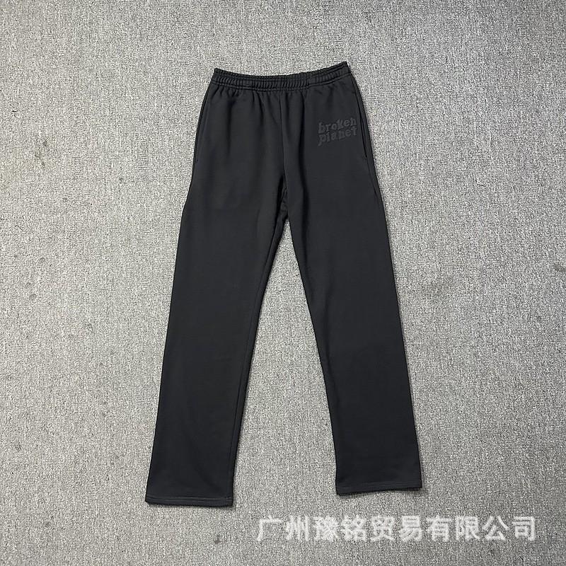 Broken Planet Oversized Hoodie Jogger Set Mens Streetwear Cotton Fleece Letter Puff Print Loose Fit Winter