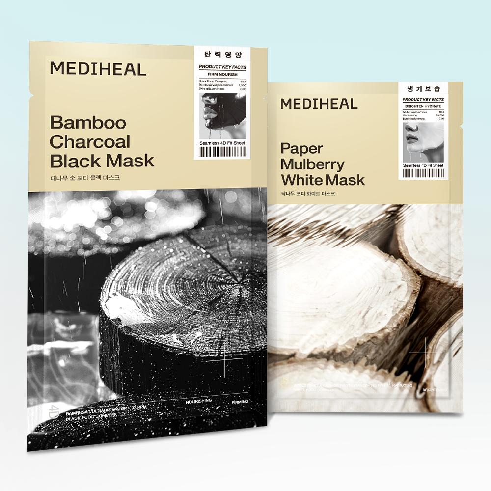 Mediheal Bamboo Mulberry 4d Mask  1 Sheet  2 Types  Choose 1 Bamboo mask 1 sheet