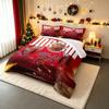 Michael Jordan Bulls 23 Basketball Bedding set (1 duvet cover, 2 pillowcases, duvet not included), Red Dunking Champion Art Print