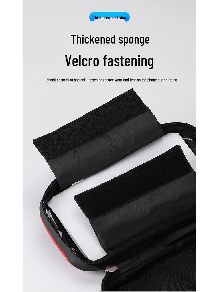 Waterproof Multifunctional Phone Holder Bag for Cycling & Motorcycling with Touchscreen Access