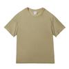 Women's 200g Pure Cotton Short Sleeve Round Neck T-shirt - Solid Color, Casual Fit
