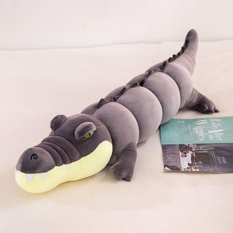 Crocodile Plush Toy Throw Pillow Soft Comfy