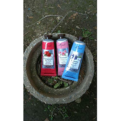 Difeel Happy Set 34 Natural Hand Cream 40g x 3 pieces Aloe, Argan, Jojoba New York