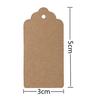 100x Blank Kraft Paper Flower Tags Wedding Party Favor Xmas Labels 20m Rope