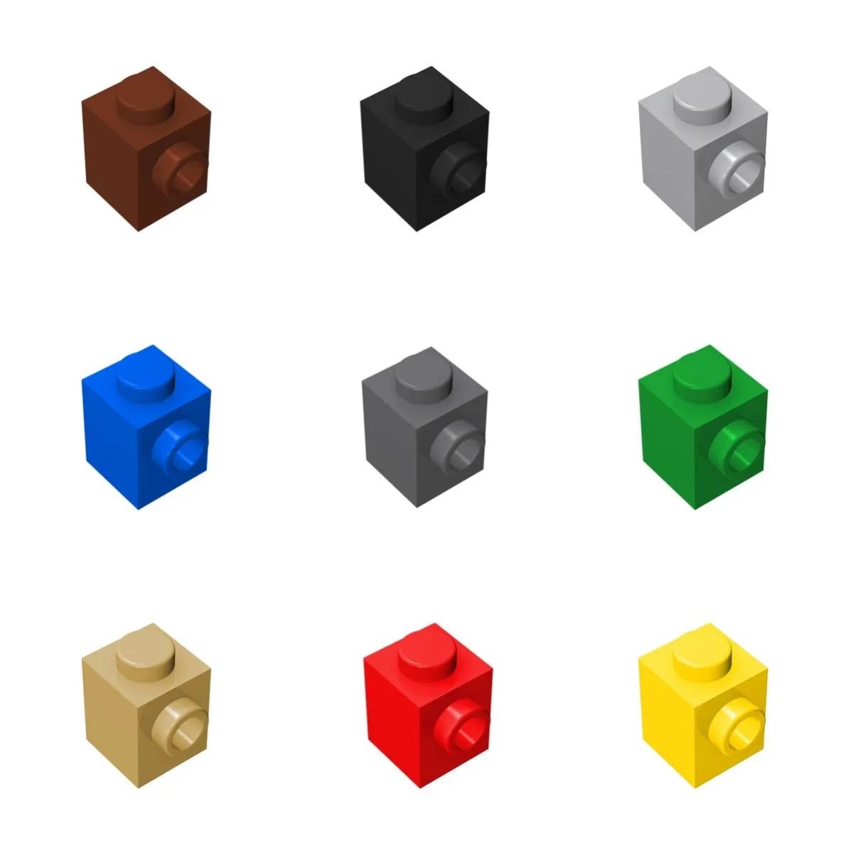 

300pcs Assembles Particles 87087 1x1 Building Blocks DIY Brick MOC Educational High-Tech Toys For Kids