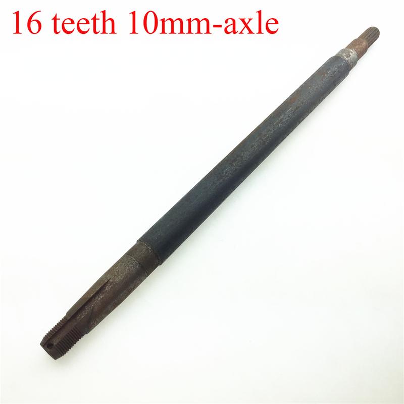 16 teeth 10mm-axle Electric tricycle rear axle half shaft electric vehicle accessories rear axle half shaft spline shaft 40cm