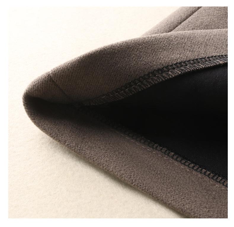 2025 New Women's High Waist Wool A-line Pencil Skirt – Versatile, Slimming, Short Autumn/Winter Skirt