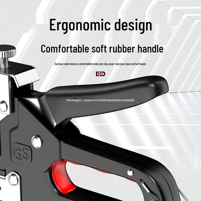 Martin U-Shaped Manual Nail and Staple Gun for Woodworking and Bookbinding