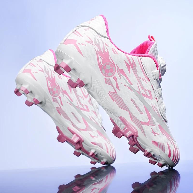 Barnsamhälle Kläder Fotbollsskor Professionella Fotbollsstövlar Pojkar Inomhus Fotbollsplan Skor Original Sneakers Barn Snabba