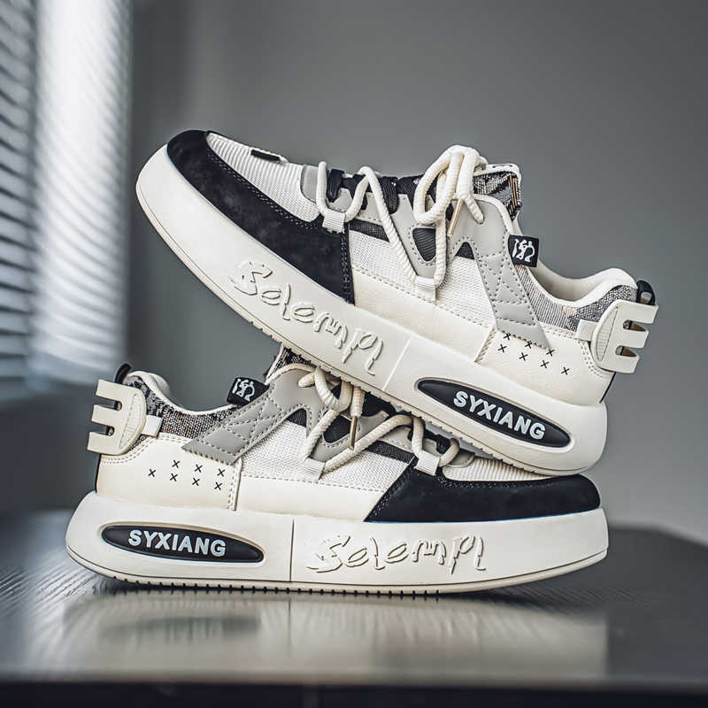 Fashion Increases Height Thick Heeled Brown Dress Shoes Men Oxford Mens Elegant Shoes Hand Made Shoes Men Sneakers Sports Tens