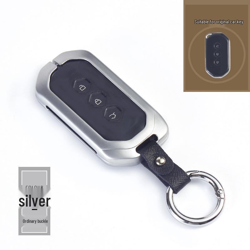Wuling Capgemini Car Key Premium Metal Protective Case with Buckle
