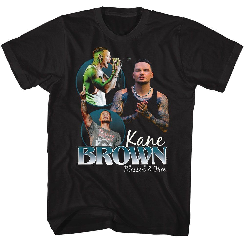 Kane Brown Blessed And Free Collage Music Shirt S