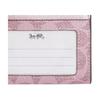 Coach Canvas With Leather Card Holder Mini Womens Pink