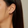 Barbie Design blue earrings, elegant and high-end original ins style love exquisite gift box S925 silver earrings for women ZJYES-YS-248