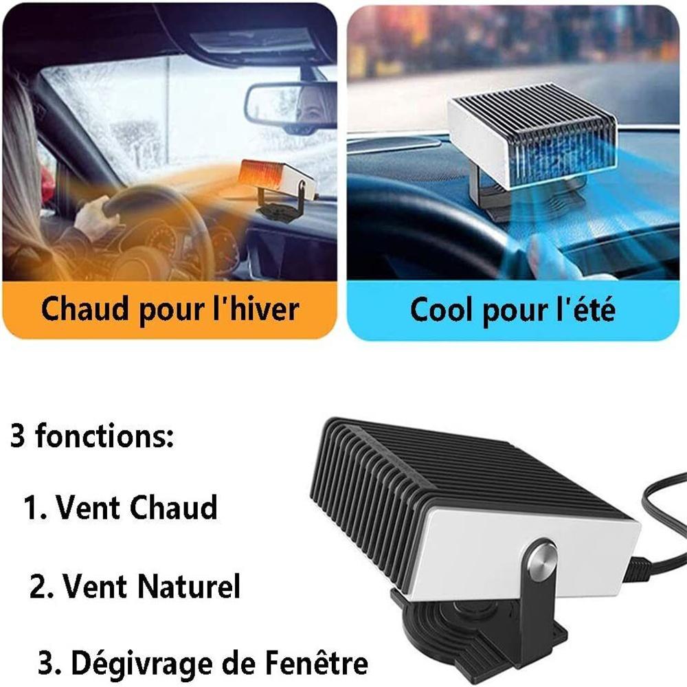 12/24V 150W Car Heater Potable Auto Heater Defroster Electric Fan High Power Dryer Heating Cooling Windscreen Defogging Defrost