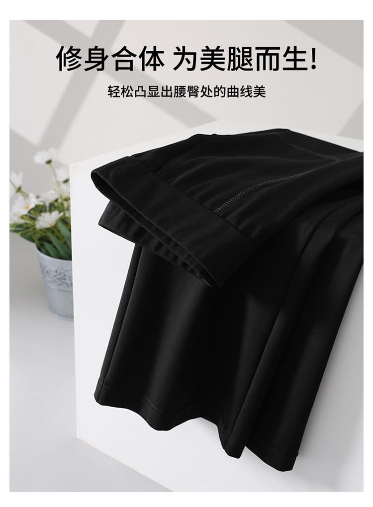 Elastic and comfortable thin casual pants for women in the summer of 2025, versatile and slimming. Elastic waistband with flared pants