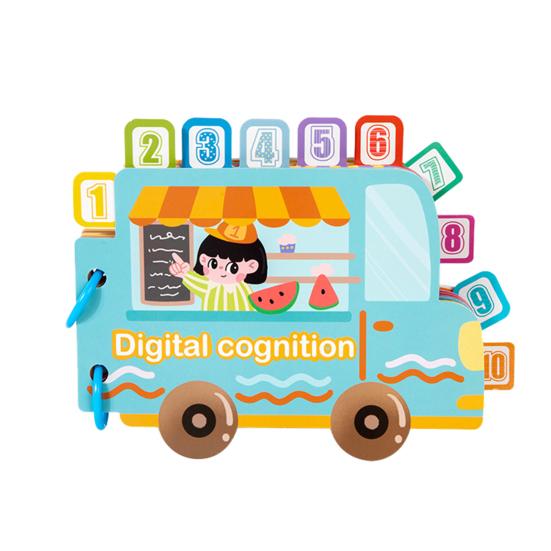 Kids Color Sorting Quiet Book Preschool Learning Number Color Cognition Activities Busy Book Fine Motor Skills Educational Toddlers Sticky Booklet