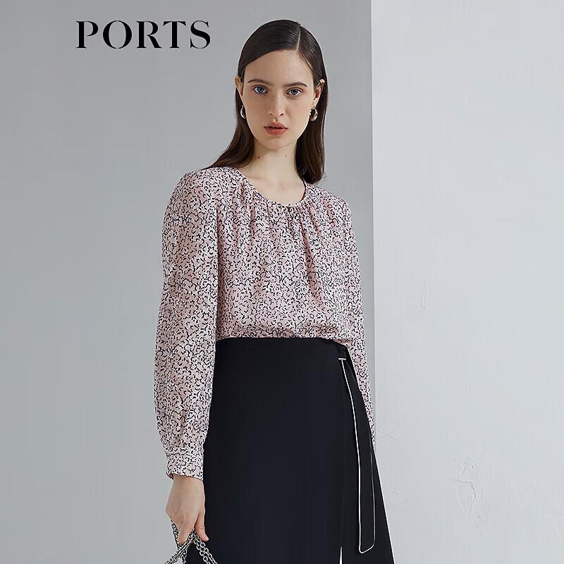 

PORTS Women s Printed Long Sleeve Blouse LL8B082KFP035 S