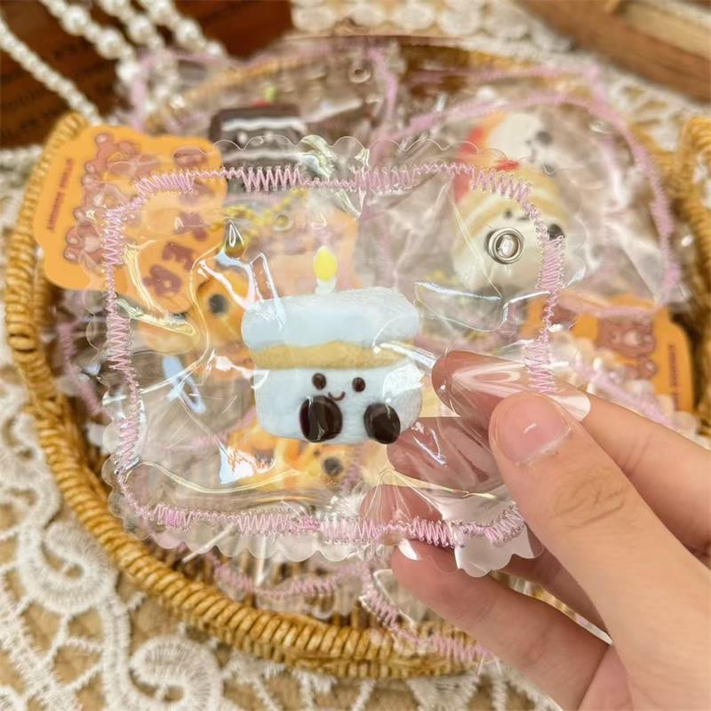 Comida de Simulação Fofa Torrada Hambúrgueres Bolo Brinquedo de Apertar Silicone Brinquedo para Alívio de Estresse Diversão Descompressão Brinquedo de Recuperação Lenta Chaveiro Presentes