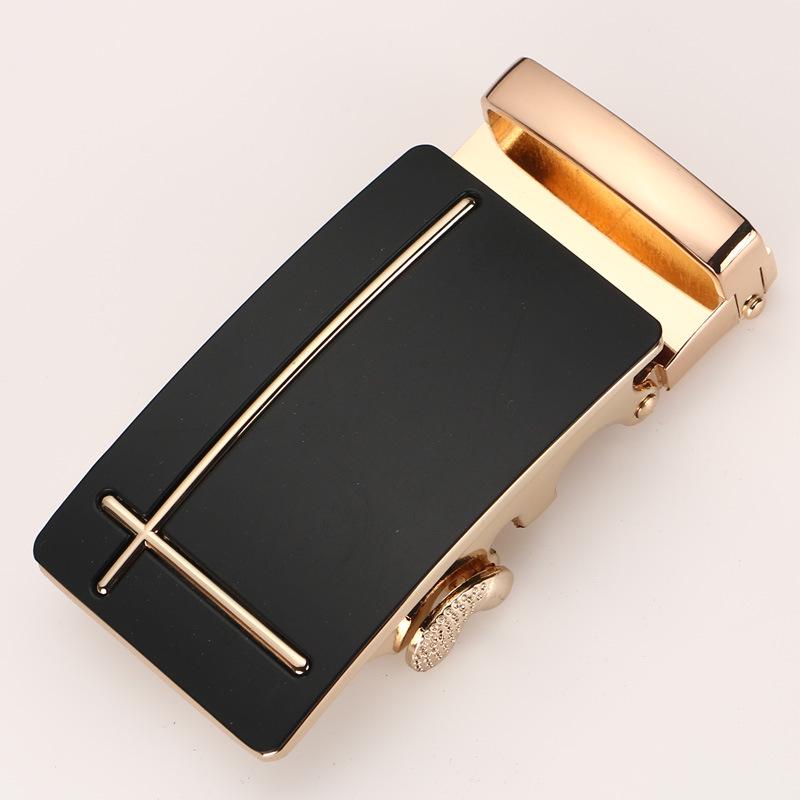 Wanpin 3.5CM Men's Automatic Belt Buckle - Casual & Business Waist Accessory