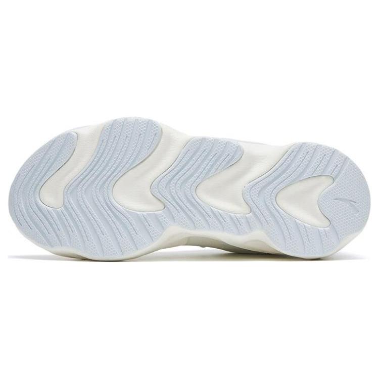 Anta Keep Moving Cushioning Abrasion Resistant Thermal Low top Running Shoes Women's White Blue 122245523-10