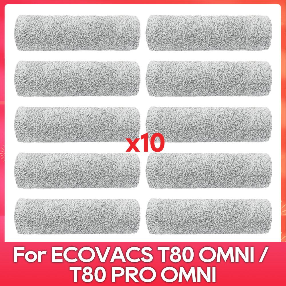 Fit For ( ECOVACS T80 PRO OMNI / T80 OMNI ) Vacuum Parts Main Roller Mop Cloth Side Brush Dust Bag HEPA Filter Accessories