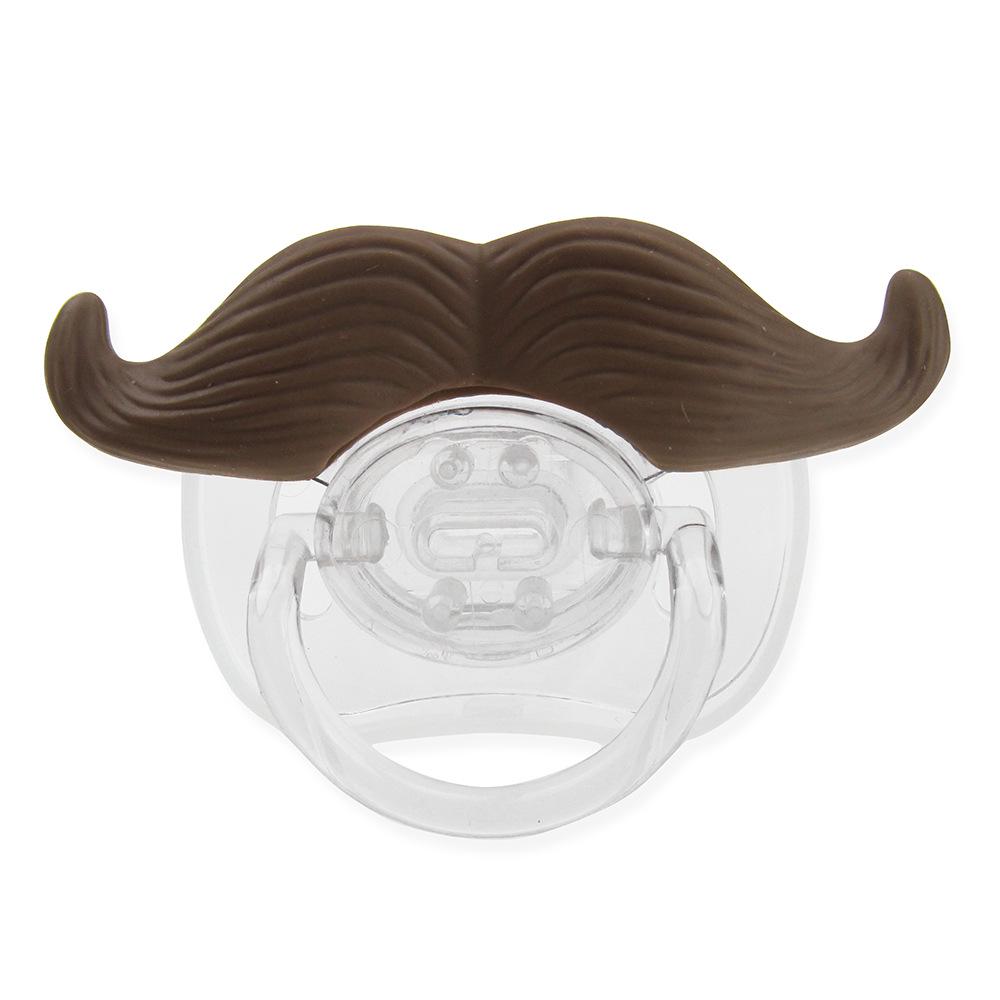 Baby Silicone Pacifier with Goofy Mustache & Teeth - Red Lips, 20 Styles