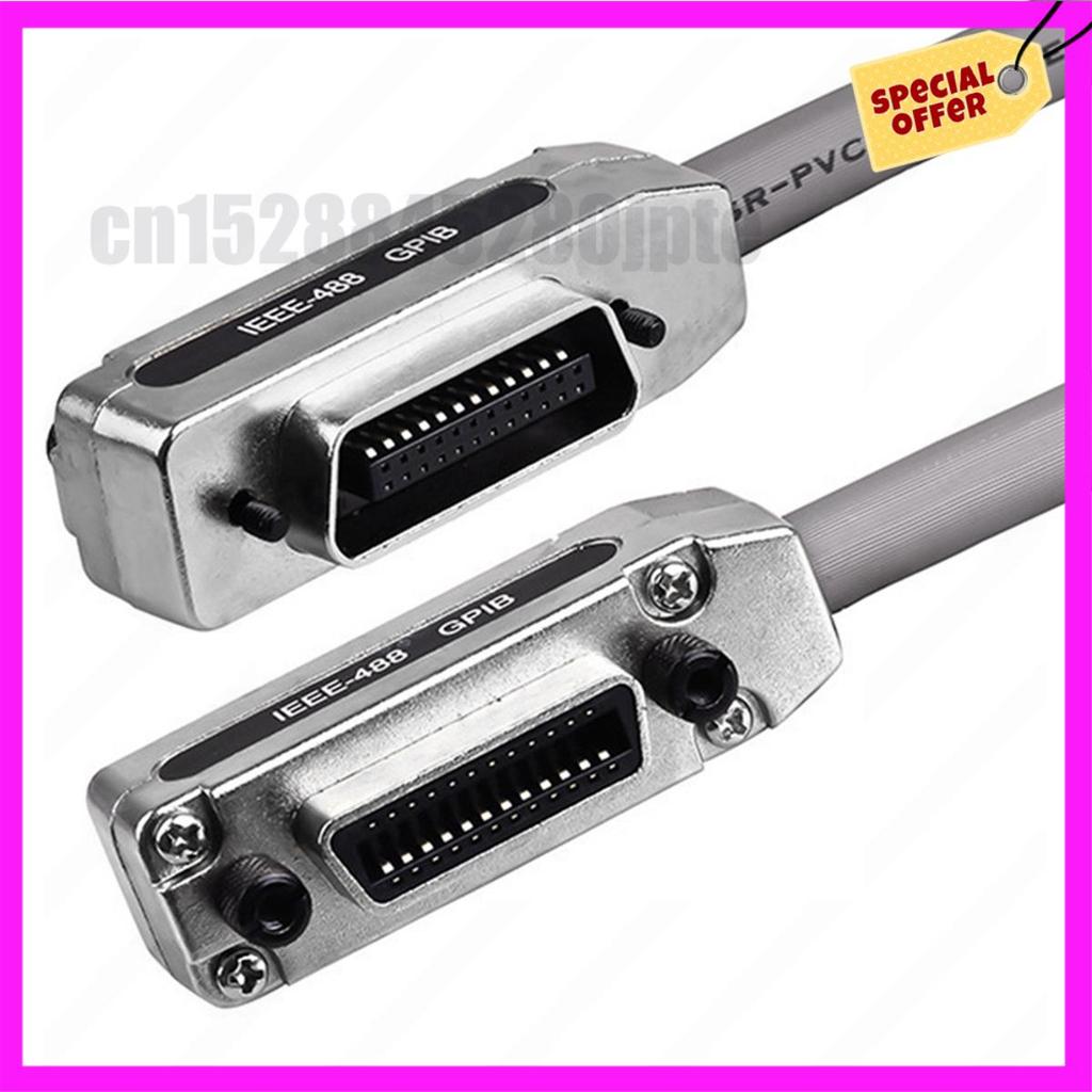 -ABUB 4X IEEE488 Line Industrial Control Connection Motherboard Line GPIB Cable GPIB Transmission Cable 1.5 Meters