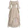 Medieval Halloween Cos Revival Dress Bundled Waist Palace Style Long Skirt Europe and The United States