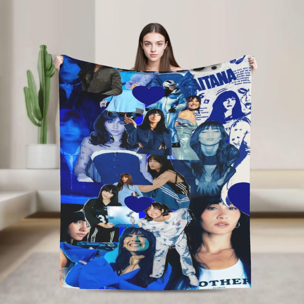 3D A-Aitana Blanket Spanish Singer Travel Office Flannel Throw Blanket For Couch Chair Sofa Bed Super Warm Bedspread Gift Idea