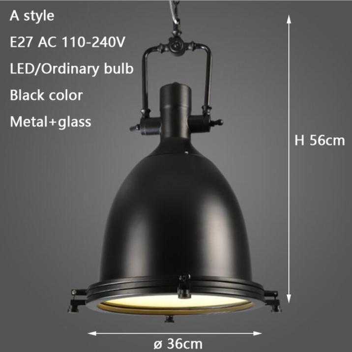 3 style Loft retro Industrial hanging Hardware metals pendant lamp vintage E27 LED lights Kitchen