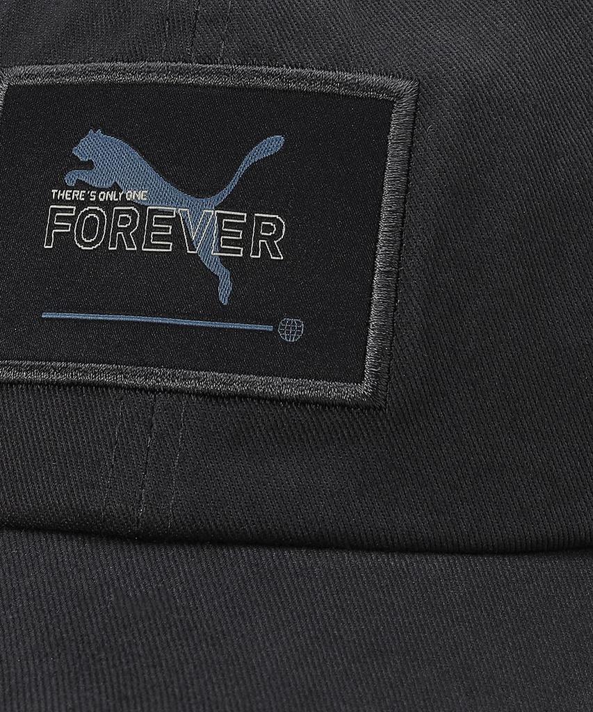 PUMA Better BB Cap, Classic Baseball Silhouette with Patch (Phantom Black 01), Model 024361