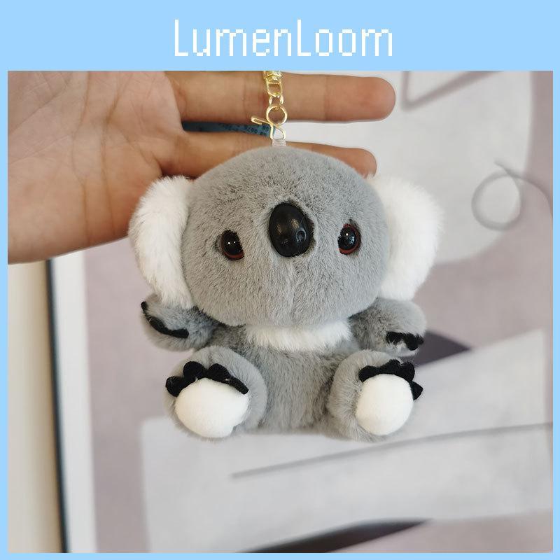 Adorable Koala Plush Keychain Soft Toy Cute Animal Doll Bag Charm For Couples