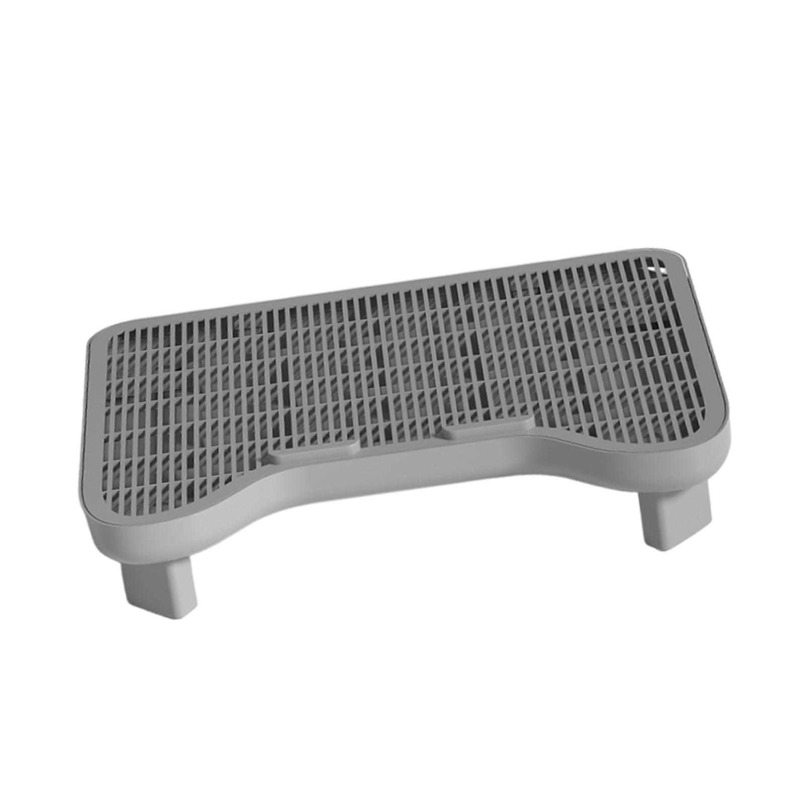 

Pet Cat Litter Mat Non Slip Waterproof Double Layer Cat Litter Board Footboard Pad for Bedroom Indoor Cats 19.69 Inchx15.75 inch