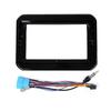Double 2 Din Car Stereo Radio Fascia Panel Frame Fit For Suzuki IGNIS 2016 9''