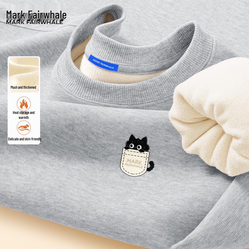 Mark Fairwhale Men's Fleece-Lined Round Neck Sweatshirt