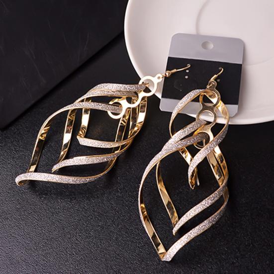 Earrings Multi-layer Exquisite Alloy Hook Earrings Jewelry Gift for Party