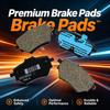 Pastillas de freno para coche, accesorios de repuesto para vehículos, juego de pastillas delanteras y traseras