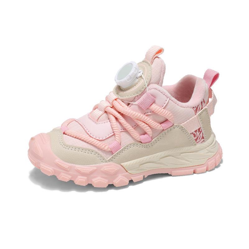 Boys' Winter 2024 Running Shoes: Soft Sole, Velvet-Lined, Casual Sneakers for Big Kids